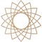 Ekena Millwork Eleanor Wood Fretwork Pierced Ceiling Medallion, Alder, 32"OD x 12 3/8"ID x 3/8"T CMWP32X32X0375EAAL - alternate 4